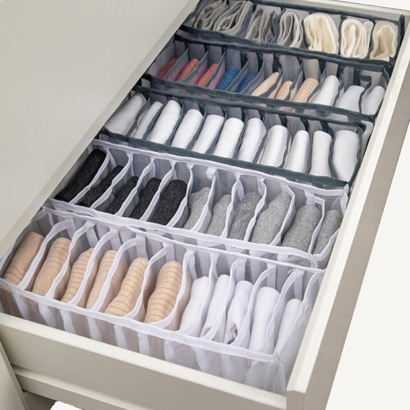 1PCS Storage Solution Box Wardrobe Organiser Drawer Separate New 