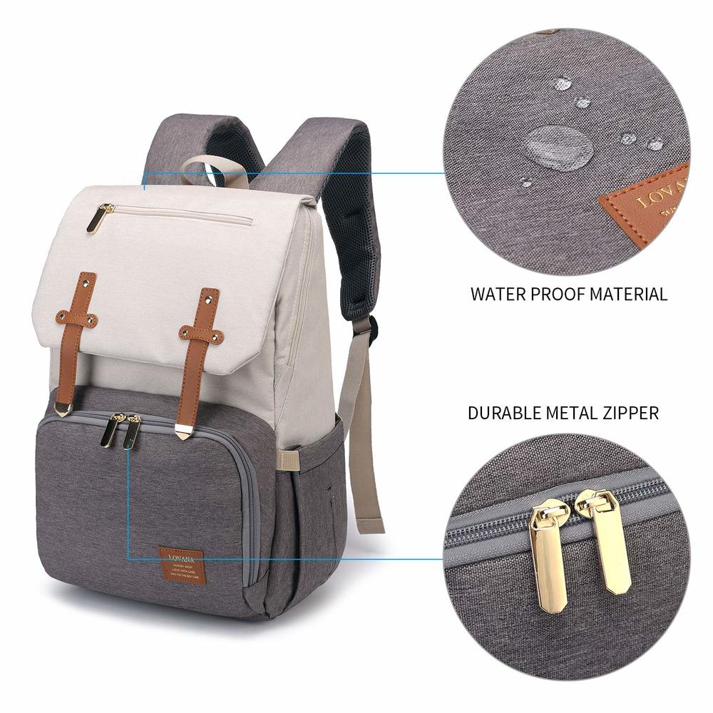 Kaylee USB Diaper Backpack Bag 