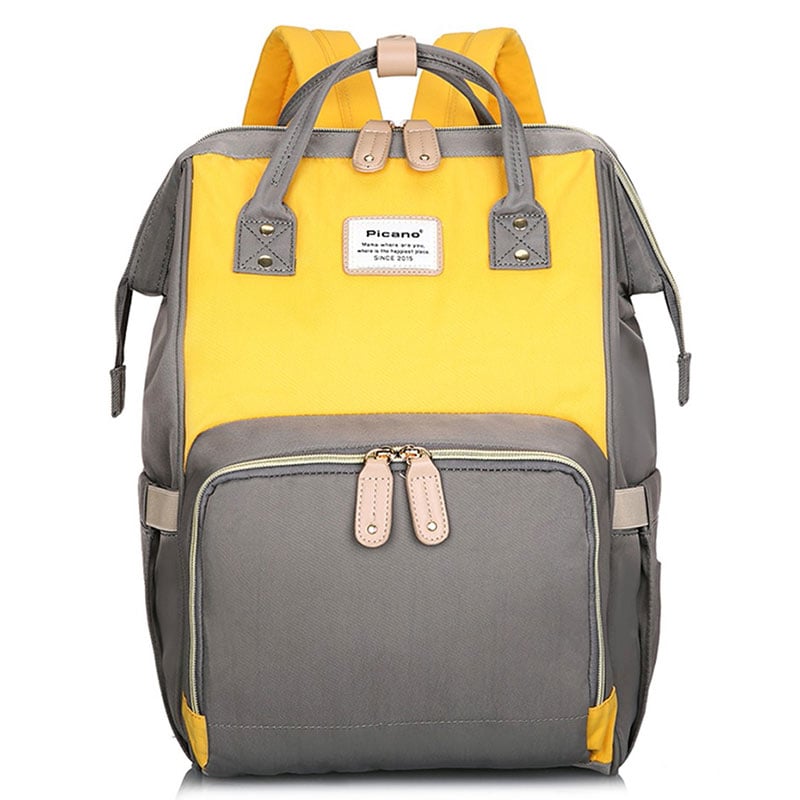 Colorful Diaper Bag Backpack with Insulated Pocket - Orbisify.com