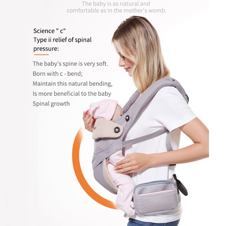 Baby Carrier Ergonomic Newborn Baby Sling Wrap - Orbisify.com