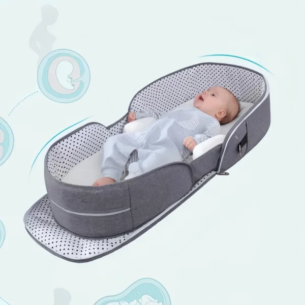 Baby Multifunction Portable Travel Bed - Image 2