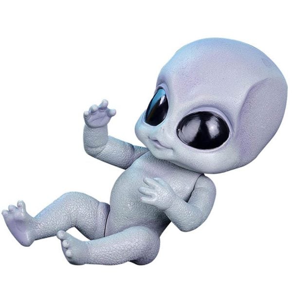 Alien Baby Doll 14 Inch Silicone Realistic Hand-Detailed Painting ...