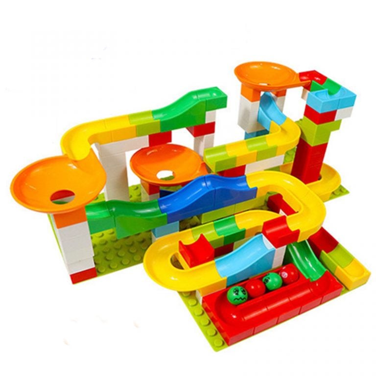 156 Pack Marble Race Building Blocks Toys For Children - Orbisify.com