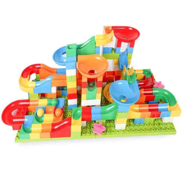 208 Pack Marble Race Building Blocks Toys For Children