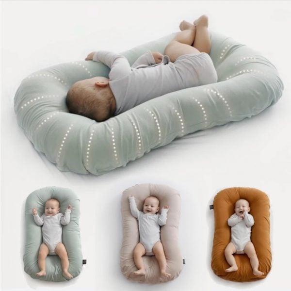 Baby Nest Lounger Bed Portable Ergonomic Baby Bed - Orbisify.com