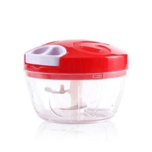 Food Chopper Manual for Vegetable Fruits Nuts Onions