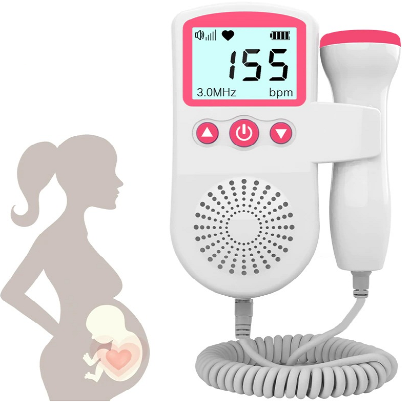 Aoibox Home Fetal Heart Rate Monitor for Pregnancy Baby Fetal Sound Heart  Rate Detector in Green HDSA11HL015 - The Home Depot