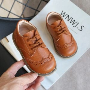 Baby Boy Shoes Leather Soft Bottom Autumn Season