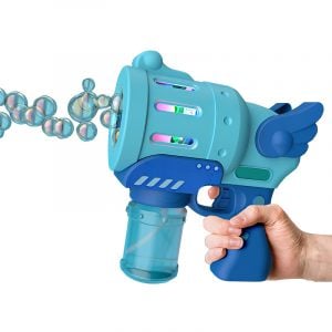 Gun-Shaped Bubble Maker Machine For Kids