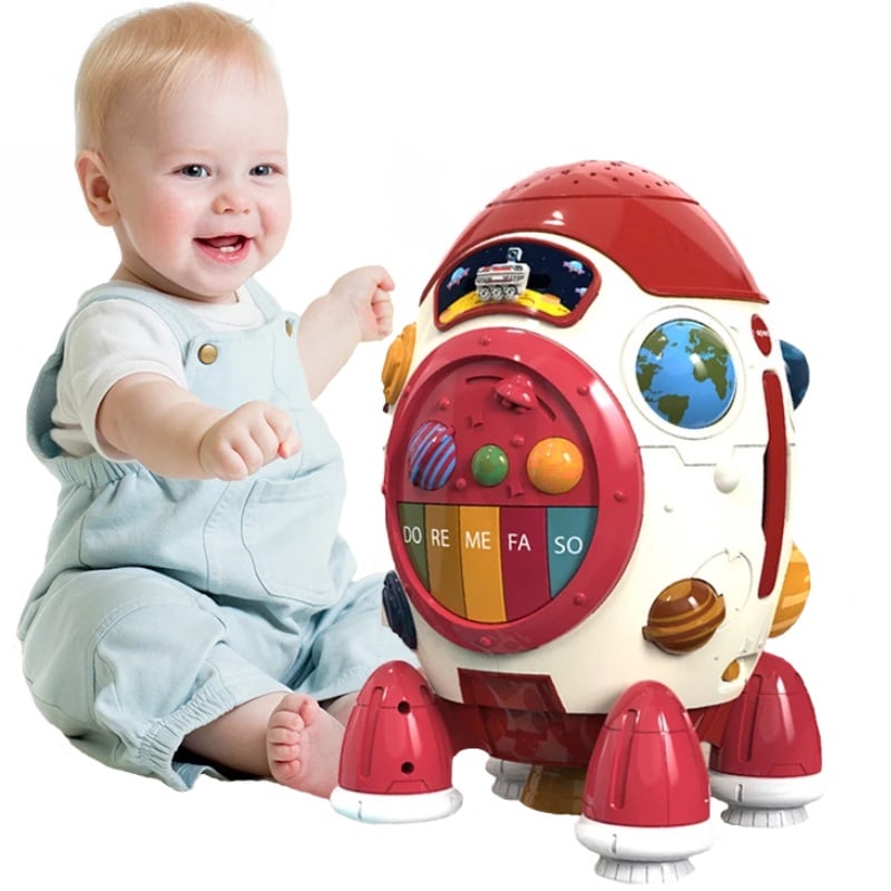 Baby Music Hand Drum Beat Polyhedron Early Education Machine - Orbisify.com