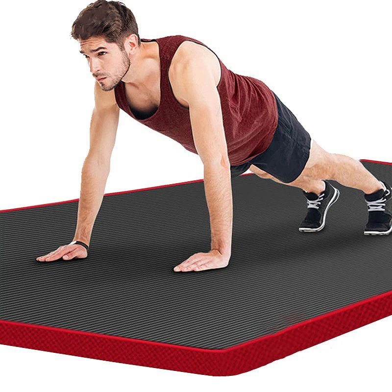 Yoga Mat PVC Thick Exercise Fitness Physic Pilates Gym Mat Non