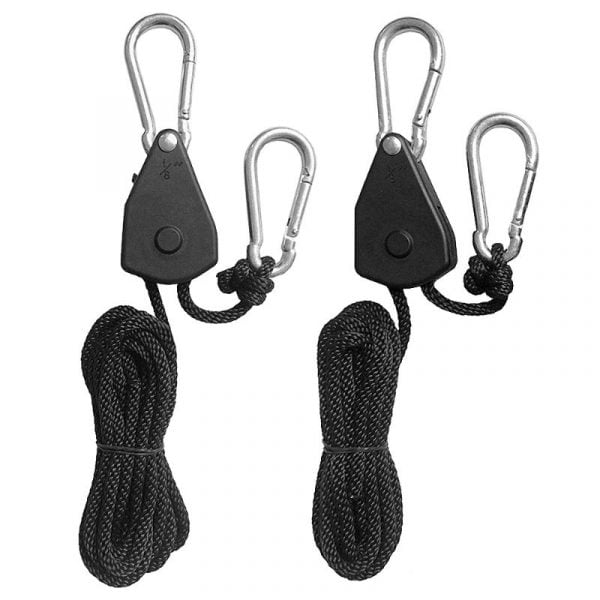 Pulley Ratchets Rope Lock Tie Down Strap Heavy Duty Adjustable Rope ...