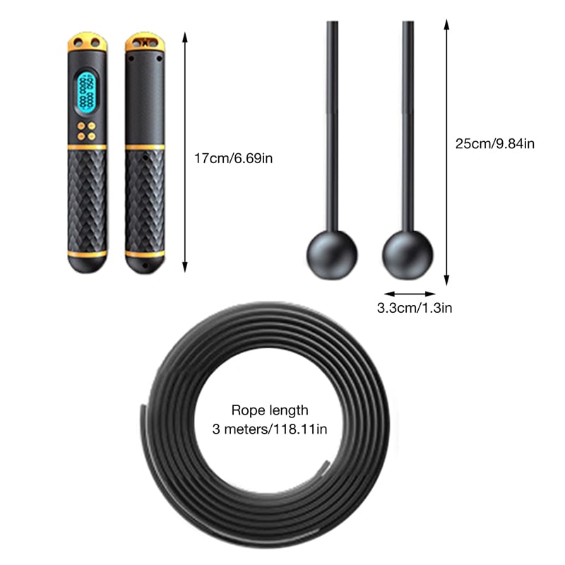 Fitness Jump Rope 2 in 1 Cordless Skipping Rope for Exercise - Orbisify.com
