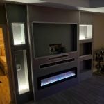 Ultra Thin LED Built-in Under Cabinet Invisible Light Bar, Aluminum Profile Hidden Lighting