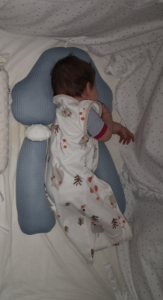 Baby Sleeping Pillow Anti Roll Side Sleeping Newborn Neck Bedding Pillow photo review