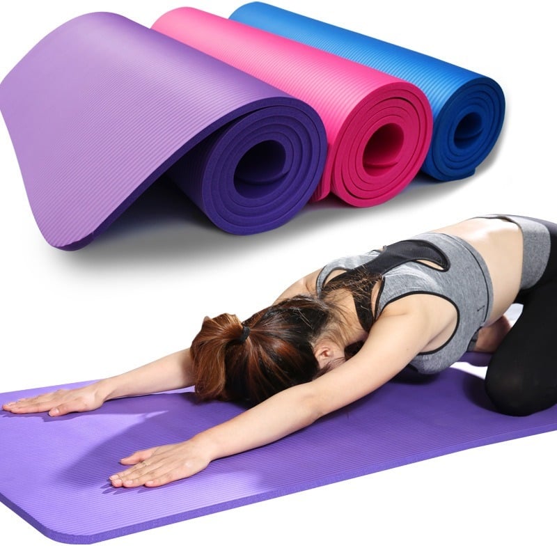 Yoga Exercise Mat Anti-Skid Thick EVA Comfort Foam Mat For Gym & P