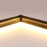 LED Skirting Line Strip Light Recessed Wall Mounted Aluminum Profile With Milky Cover Corner Channel Home Decor Bar Lamps