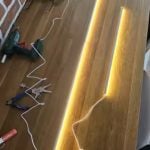 LED Cabinet Light Strip Ultra-Thin Silicone Aluminum Profile for Wardrobe Showcase Recessed Hidden Shelf Lamp
