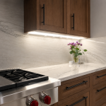 LED Cabinet Light Strip Ultra-Thin Silicone Aluminum Profile for Wardrobe Showcase Recessed Hidden Shelf Lamp