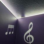 LED Cove Lighting Channel, Surface-Mount Ceiling Corner Aluminum Profile with PC Diffuser for Indirect Linear Lighting