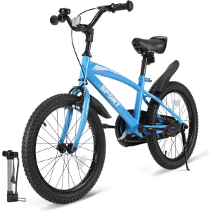 Kids Bike for Boys & Girls – Lightweight Bicycle with Kickstand, Adjustable Seat & Dual Brakes for Safe Riding