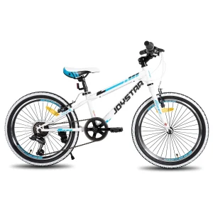 Mountain Bike with Gears – Front Suspension, Adjustable Seat & Dual Brakes for Boys and Girls
