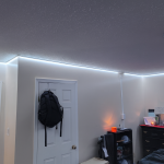 Corner LED Aluminum Channel with Curved Diffuser – Surface-Mount Strip Light Housing