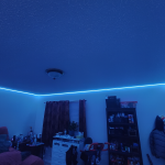 Corner LED Aluminum Channel with Curved Diffuser – Surface-Mount Strip Light Housing