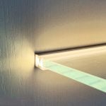 Glass Shelf LED Lighting Channel Kit for Kitchen, Display Cabinets, Wardrobes & Showcases
