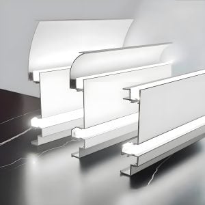 Wall Washing LED Linear Channel – Surface-Mount Profile for Architectural Strip Lighting